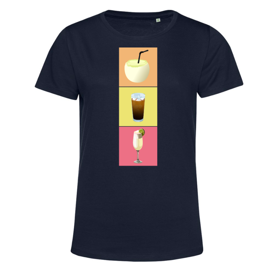 Polera Drinks 100% Algodón Orgánico Mujer - Imagen 8