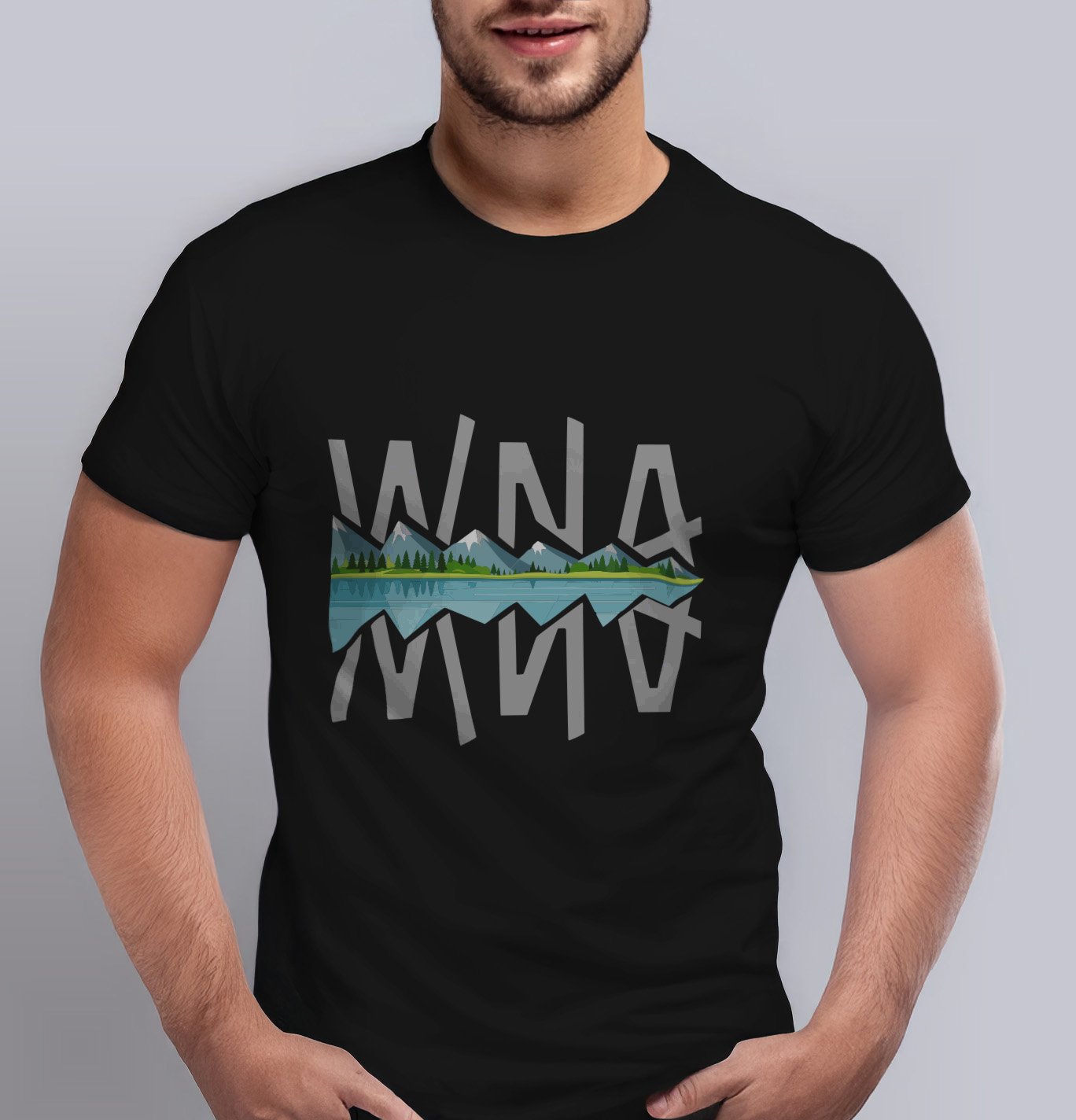 Polera Estampada 100% Algodón Orgánico Hombre - Imagen 5