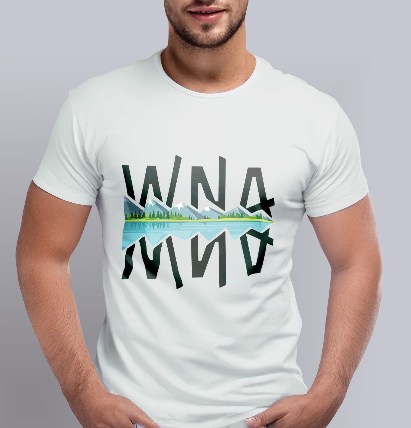 Polera Estampada 100% Algodón Orgánico Hombre - Imagen 6