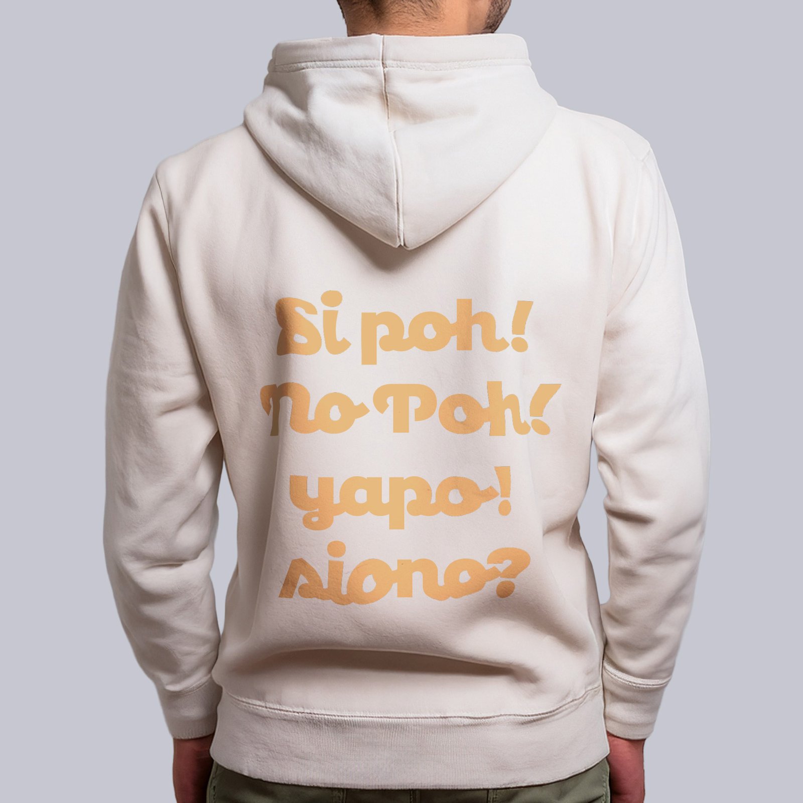 Polerón con Gorro Frases Unisex - Imagen 4