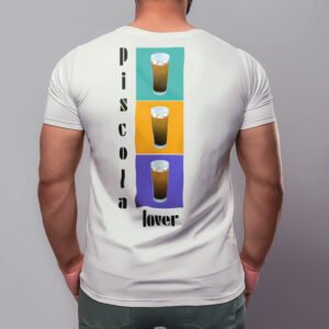 Polera Piscola lovers 100% Algodón Orgánico Hombre