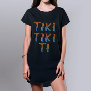 Vestido estampado Tiki ti Loose Fit