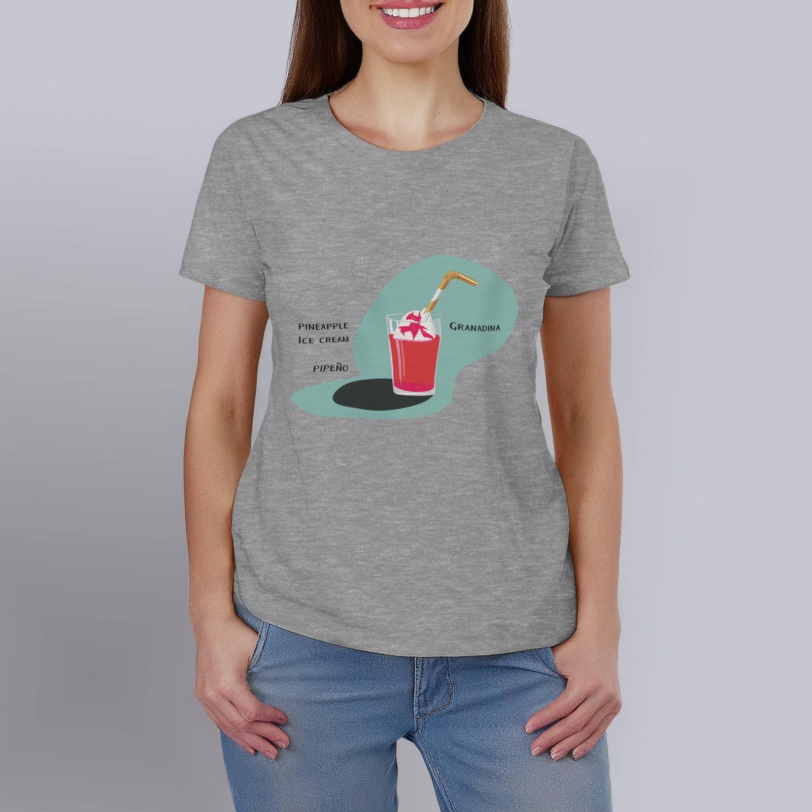 Polera estampada Terremoto 100% Algodón Orgánico Mujer - Imagen 5