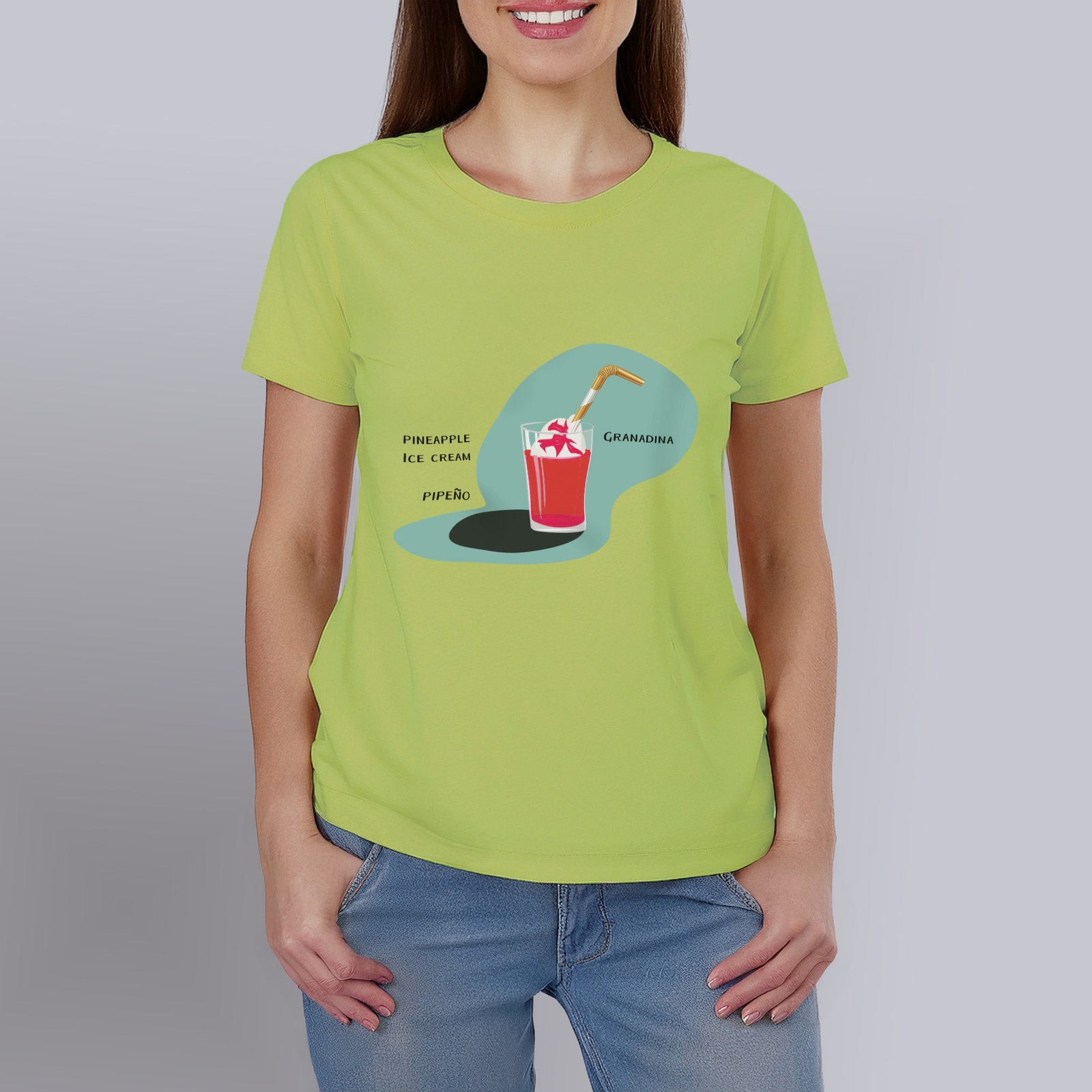 Polera estampada Terremoto 100% Algodón Orgánico Mujer - Imagen 7