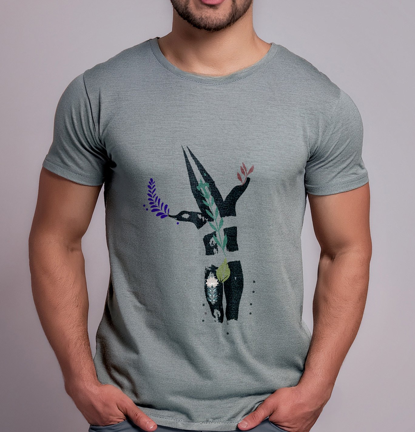 Polera Polo "selknam" stencil - Imagen 6