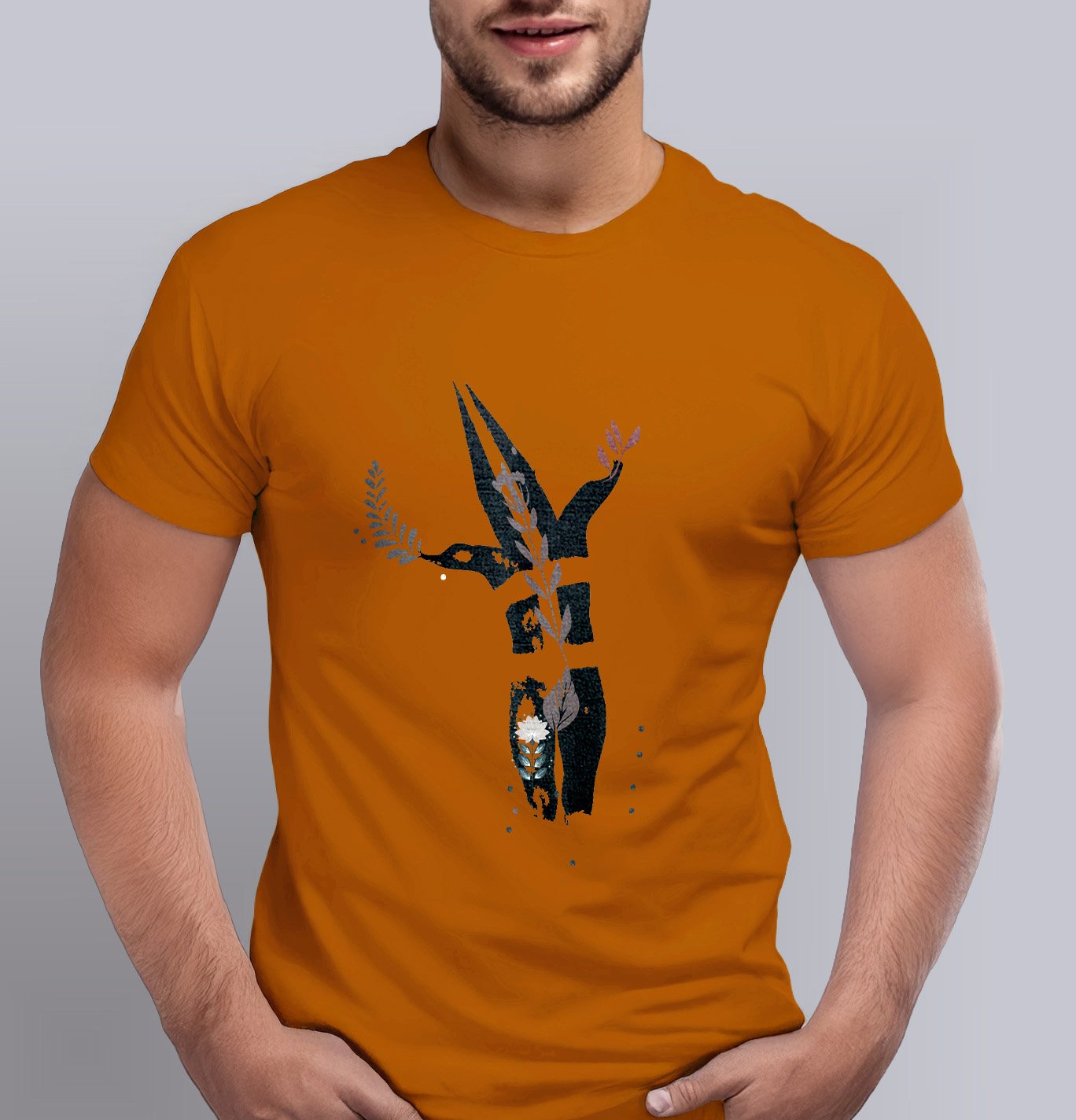 Polera Polo "selknam" stencil - Imagen 7