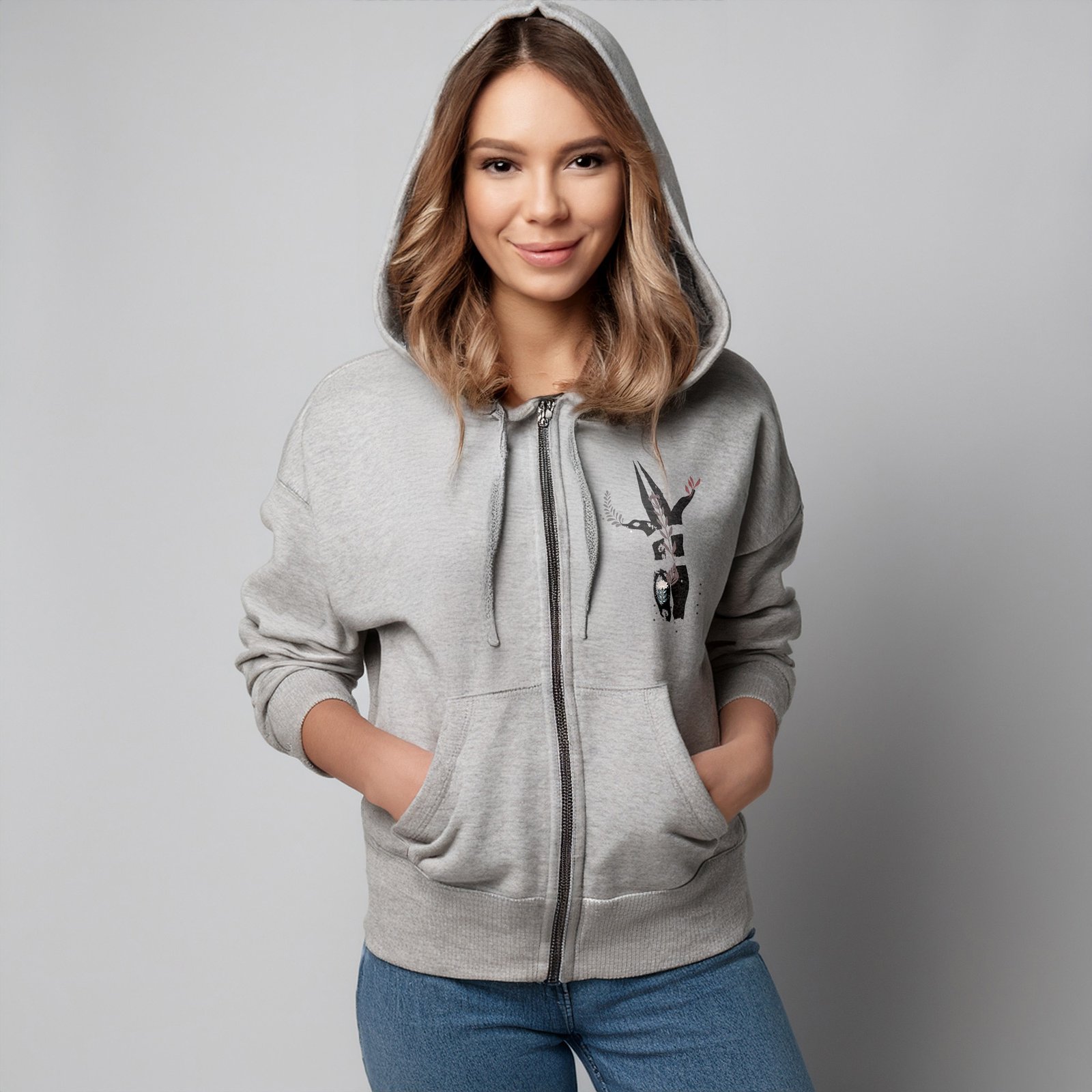 Poleron Cierre Selknam stencil