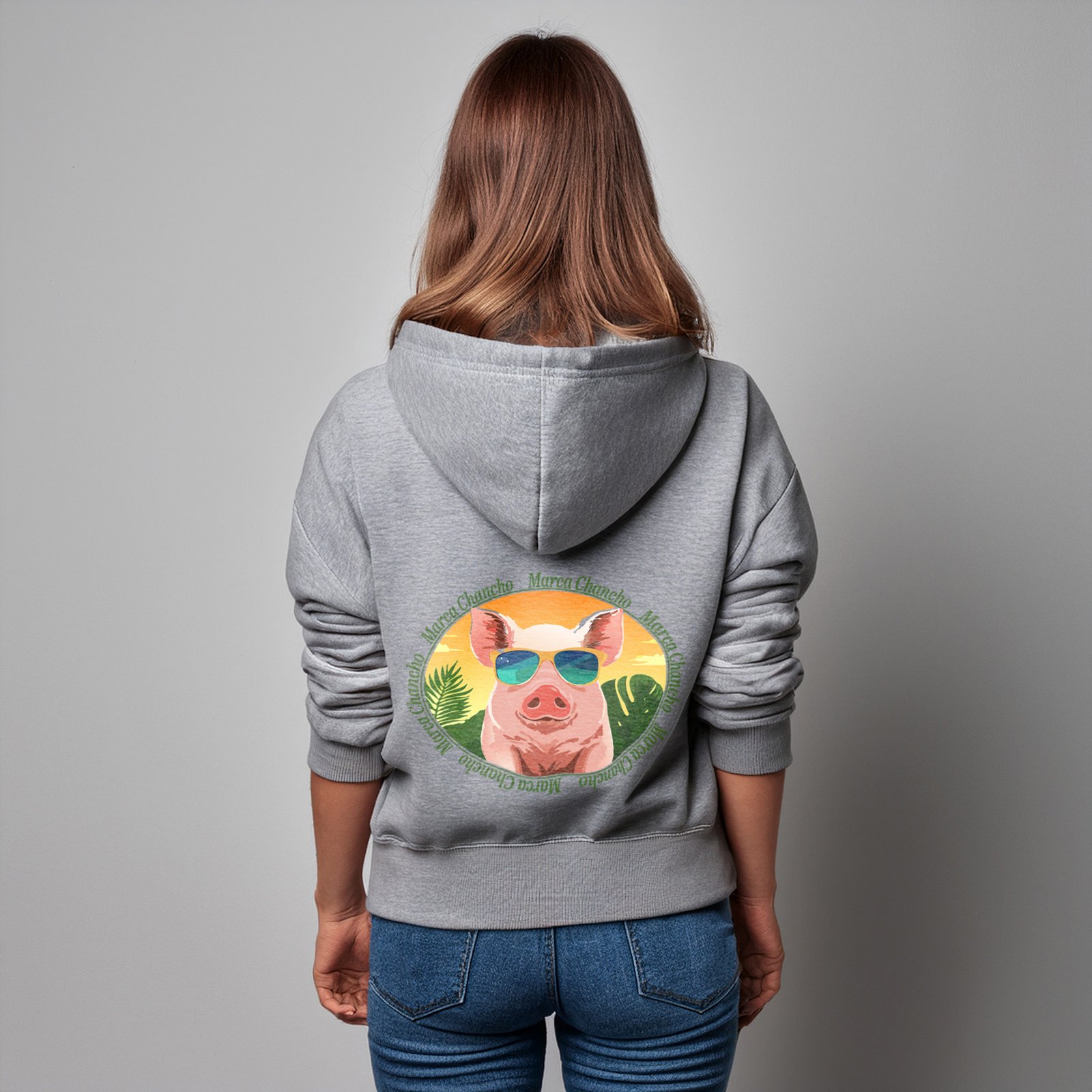 Poleron con cierre "marca chancho" - Imagen 4