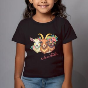 Polera infantil "cabras lindas"