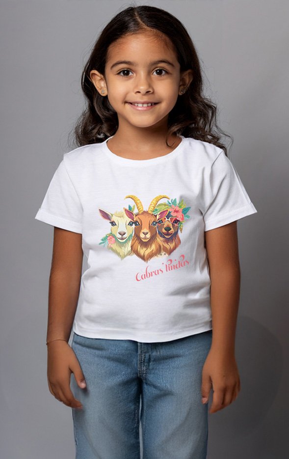 Polera infantil "cabras lindas" - Imagen 5
