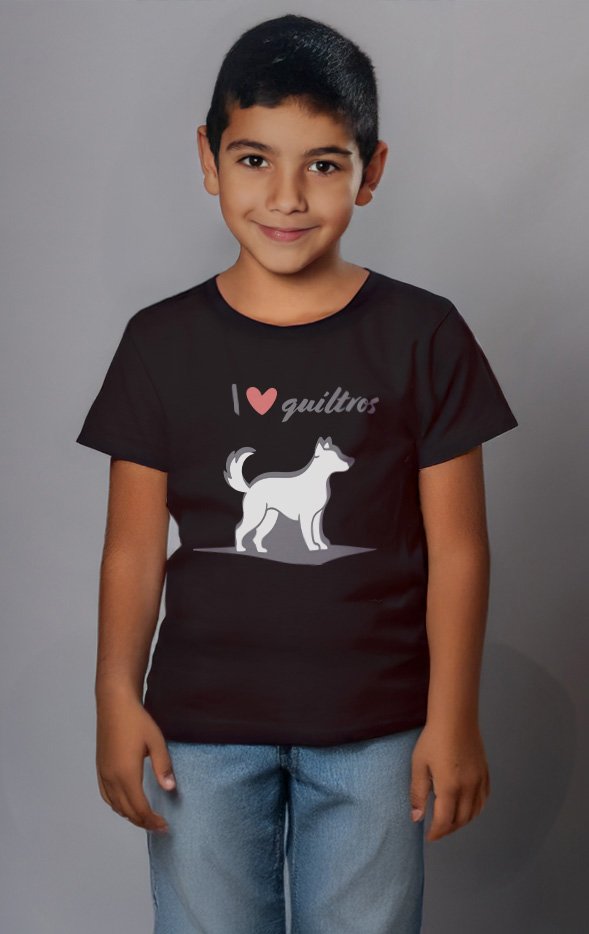 Polera infantil "Quiltros"